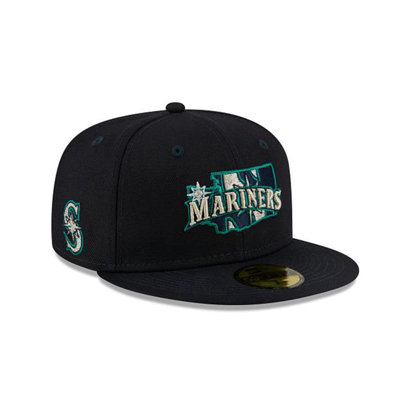 MLB Seattle Mariners Local 59Fifty Fitted (XIX4927) - Blue New Era Caps